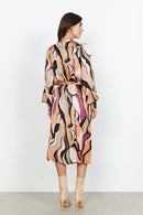 Jamilla 3 Print Dress - Rose