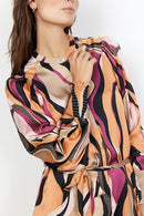 Jamilla 3 Print Dress - Rose