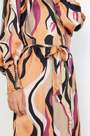 Jamilla 3 Print Dress - Rose