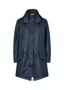 Alexa 1 Hooded Raincoat - Navy