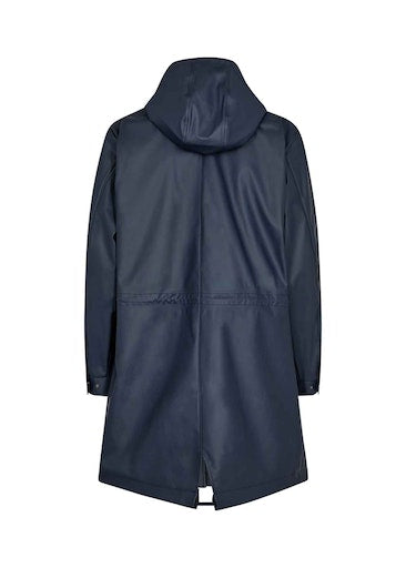 Alexa 1 Hooded Raincoat - Navy