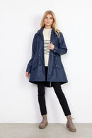 Alexa 1 Hooded Raincoat - Navy