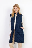 Fenya 53 Quilted Gilet - Navy