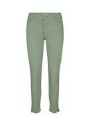 Patrizia 3 Crop Trouser - Moss Green
