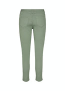 Patrizia 3 Crop Trouser - Moss Green