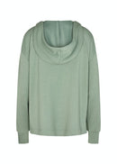 Banu Drawstring Hoodie - Moss Green