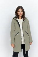 Julla 9 Hooded Jacket - Dusky Green