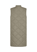 Fenya 53 Quilted Gilet - Dusky Green