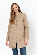 Fenya 10 Quilted Jacket - Camel