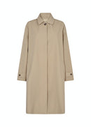Lora 11 Long Button Coat - Camel