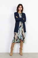 Dollie Loose Cardigan - Navy Melange