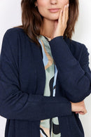 Dollie Loose Cardigan - Navy Melange