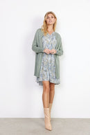 Dollie Loose Cardigan - Moss Green