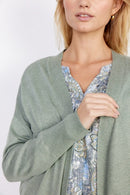 Dollie Loose Cardigan - Moss Green