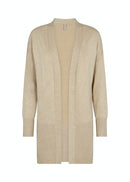 Dollie Loose Cardigan - Sand Melange