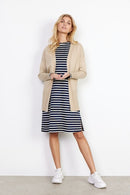 Dollie Loose Cardigan - Sand Melange