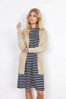 Dollie Loose Cardigan - Sand Melange