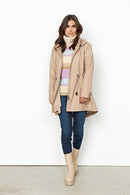 Alexa 1 Hooded Jacket - Stucco Brown