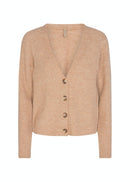 Nessie V Cardigan - Sand Melange