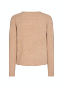 Nessie V Cardigan - Sand Melange