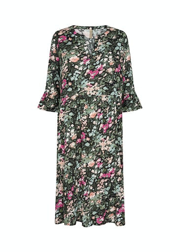 Karelia 3 Dress - Dusky Green