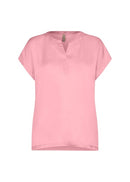 Thilde Short Sleeve T-shirt - Pale Pink