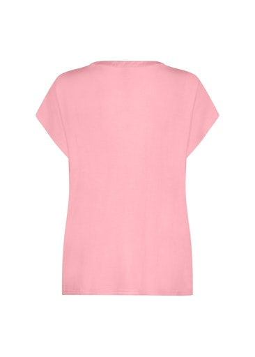 Thilde Short Sleeve T-shirt - Pale Pink