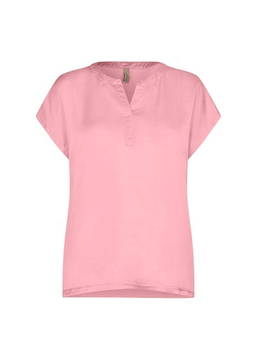 Thilde Short Sleeve T-shirt - Pale Pink