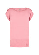 Thilde Short Sleeve T-shirt - Pale Pink