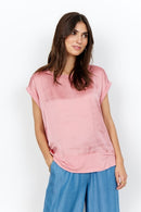 Thilde Short Sleeve T-shirt - Pale Pink
