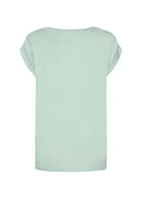 Thilde Short Sleeve T-shirt - Frosty Green
