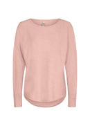 Dollie Crew Neck Pullover - Rose