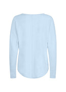 Dollie Crew Neck Pullover - Cashmere Blue Melange