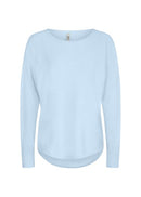 Dollie Crew Neck Pullover - Cashmere Blue Melange