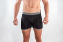 Bamboo Boxer - Black Grey Band