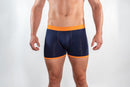 Bamboo Boxer - Navy Orange Band