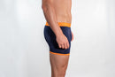 Bamboo Boxer - Navy Orange Band