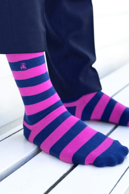 Stripe Sock - Pink