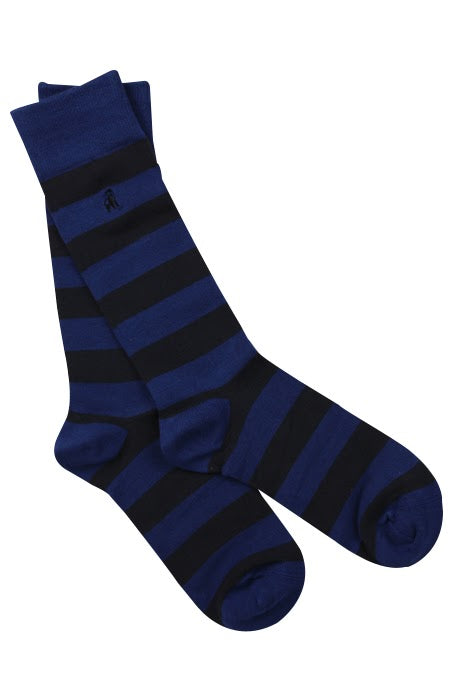 Stripe Sock - Charcoal