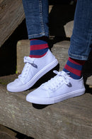 Clastripe Sock - Red