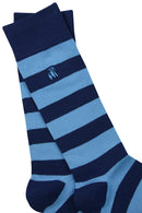 Striped Sock - Sky Blue