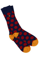 Polkadot Socks - Red