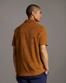 Boucle Polo Shirt - Cider Brown