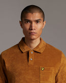 Boucle Polo Shirt - Cider Brown