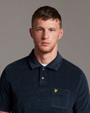 Boucle Polo Shirt - Dark Navy