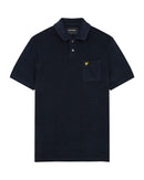 Boucle Polo Shirt - Dark Navy