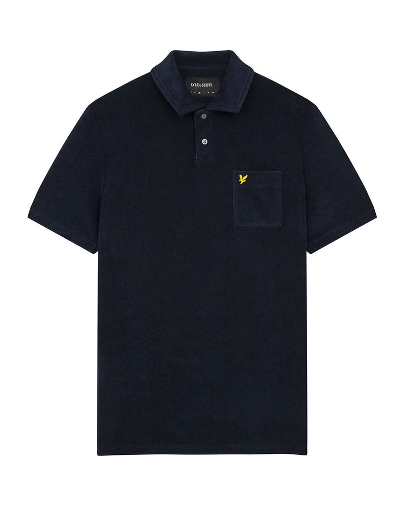 Boucle Polo Shirt - Dark Navy