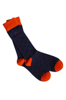 Diamond Sock - Orange