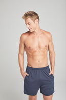 Short Sleeve Knit Pyjama - Navy