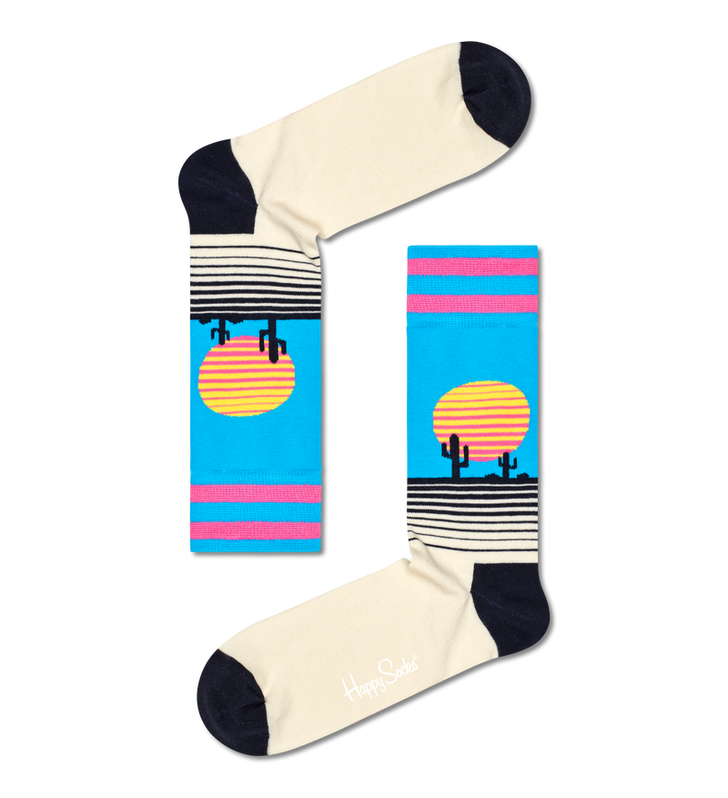 Sunset - Light Blue/Cream
